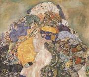 Gustav Klimt Baby (detail) (mk20) oil